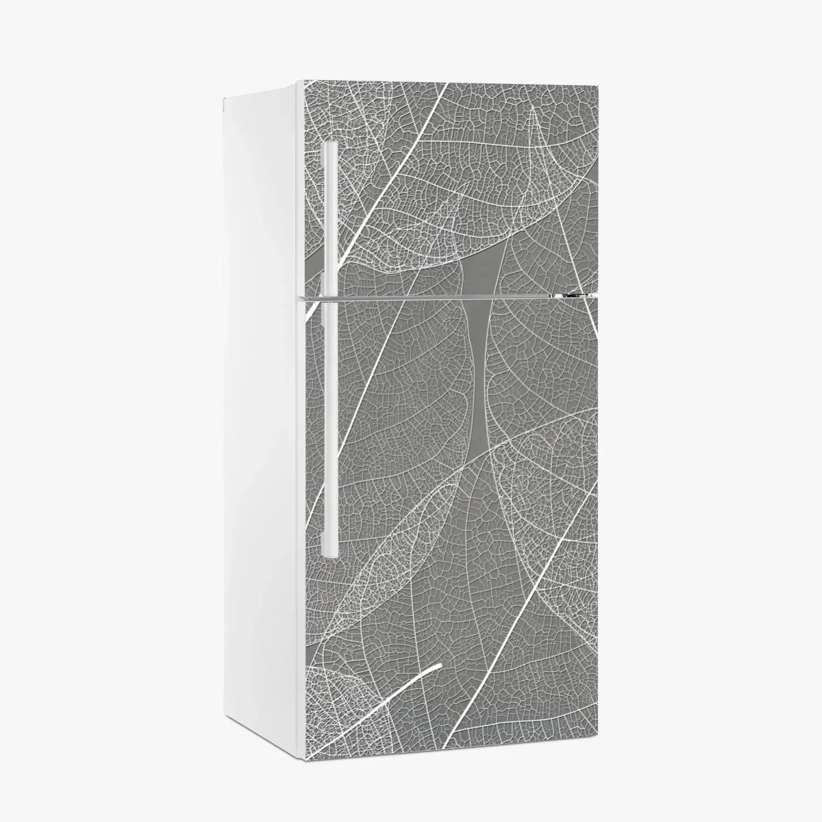 Pegatina para frigorífico patrón botánico de hojas esqueletizadas en gris – Pixers® Pegatina para frigorífico patrón botánico de hojas esqueletizadas en gris – Pixers®