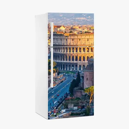 Pegatina para frigorífico coliseo de Roma al atardecer – Pixers®