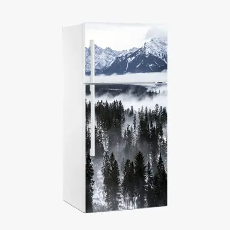 Pegatina para frigorífico silencio invernal en las montañas Tatra – Pixers®