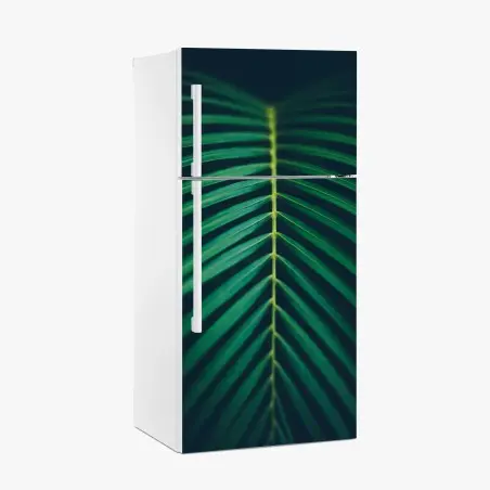 Pegatina para frigorífico hoja de palma vertical minimalista – Pixers®