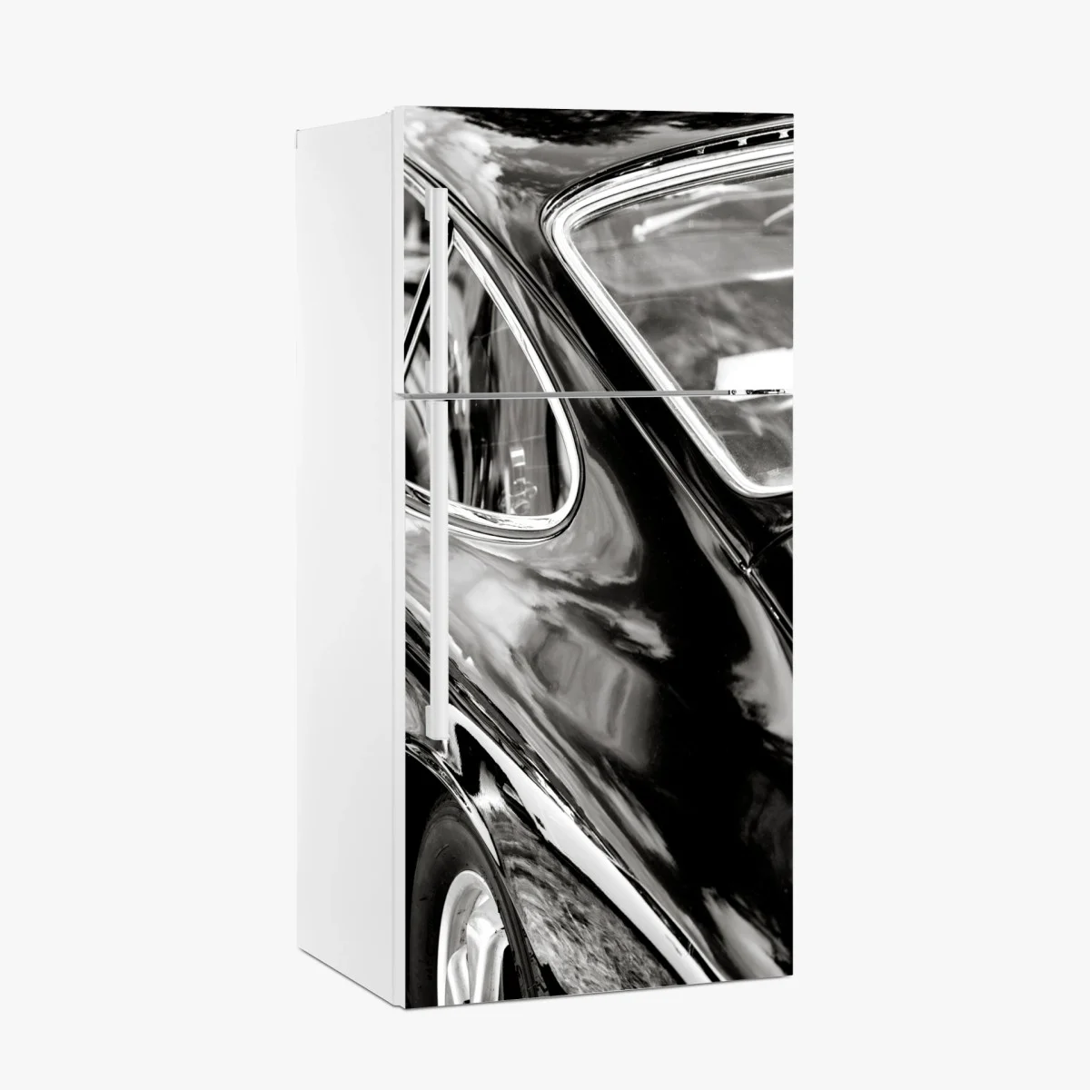Pegatina para frigorífico detalle elegante de un coche clásico en blanco y negro – Pixers® Pegatina para frigorífico detalle elegante de un coche clásico en blanco y negro – Pixers®