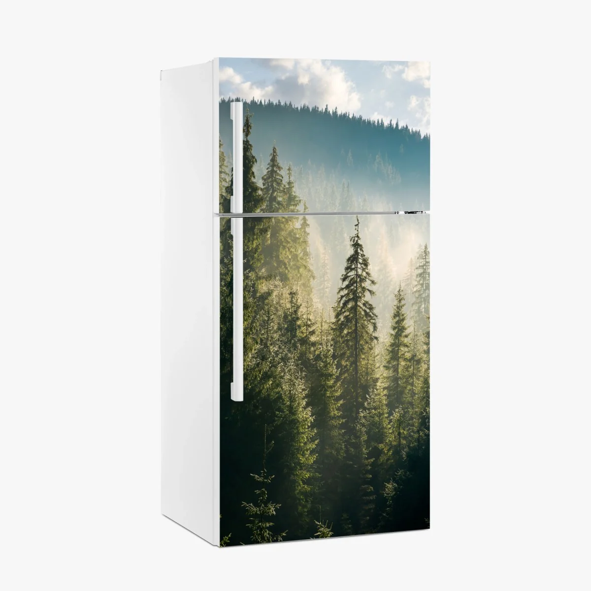Pegatina para frigorífico bosque de abetos en la niebla matutina – Pixers® Pegatina para frigorífico bosque de abetos en la niebla matutina – Pixers®