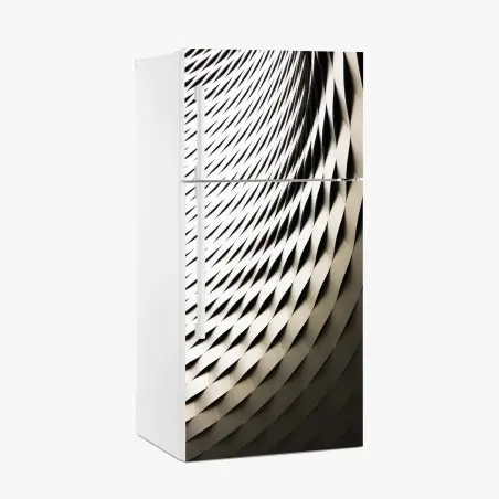 Pegatina para frigorífico patrón arquitectónico en relieve – Pixers®