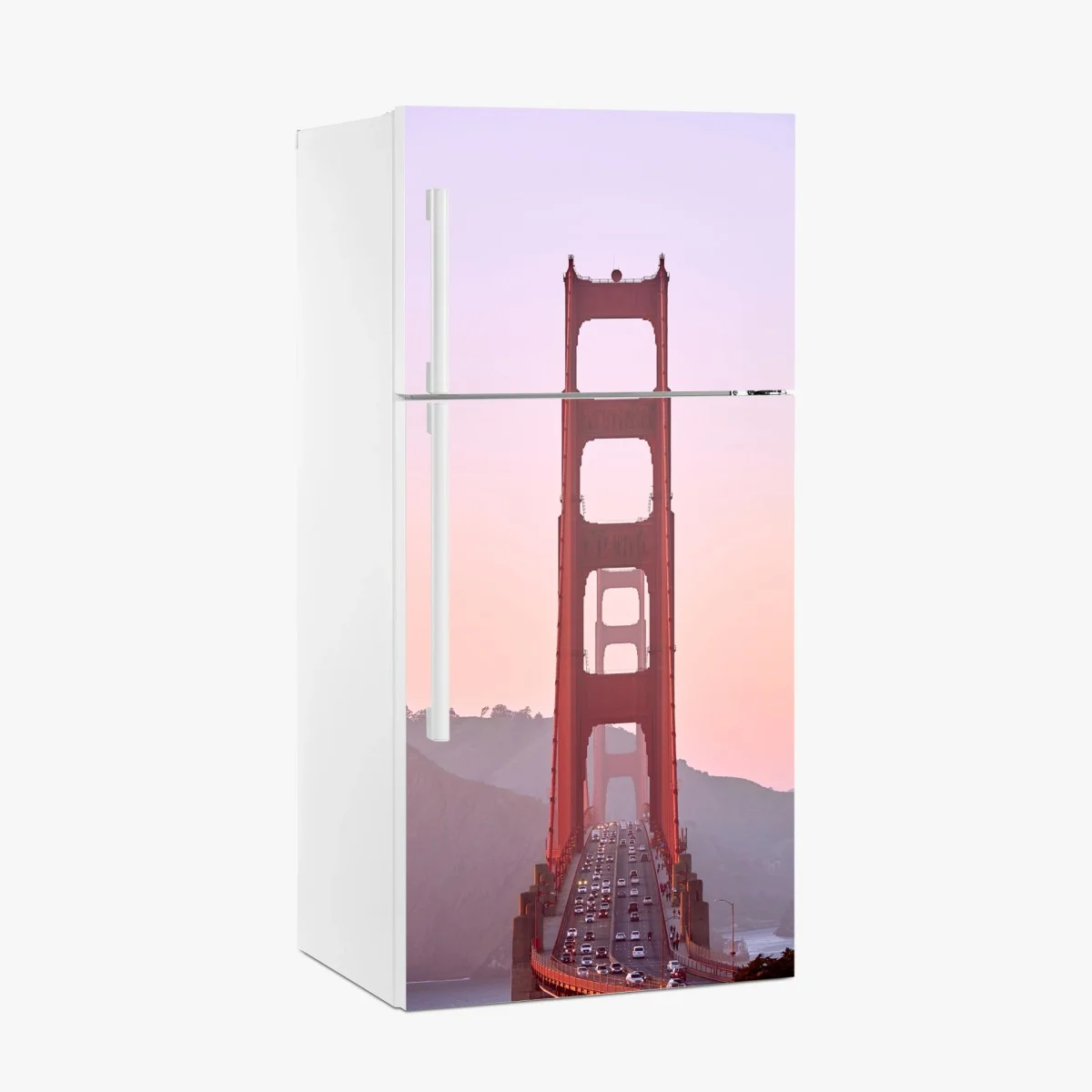 Pegatina para frigorífico impresionante puente Golden Gate al atardecer – Pixers® Pegatina para frigorífico impresionante puente Golden Gate al atardecer – Pixers®