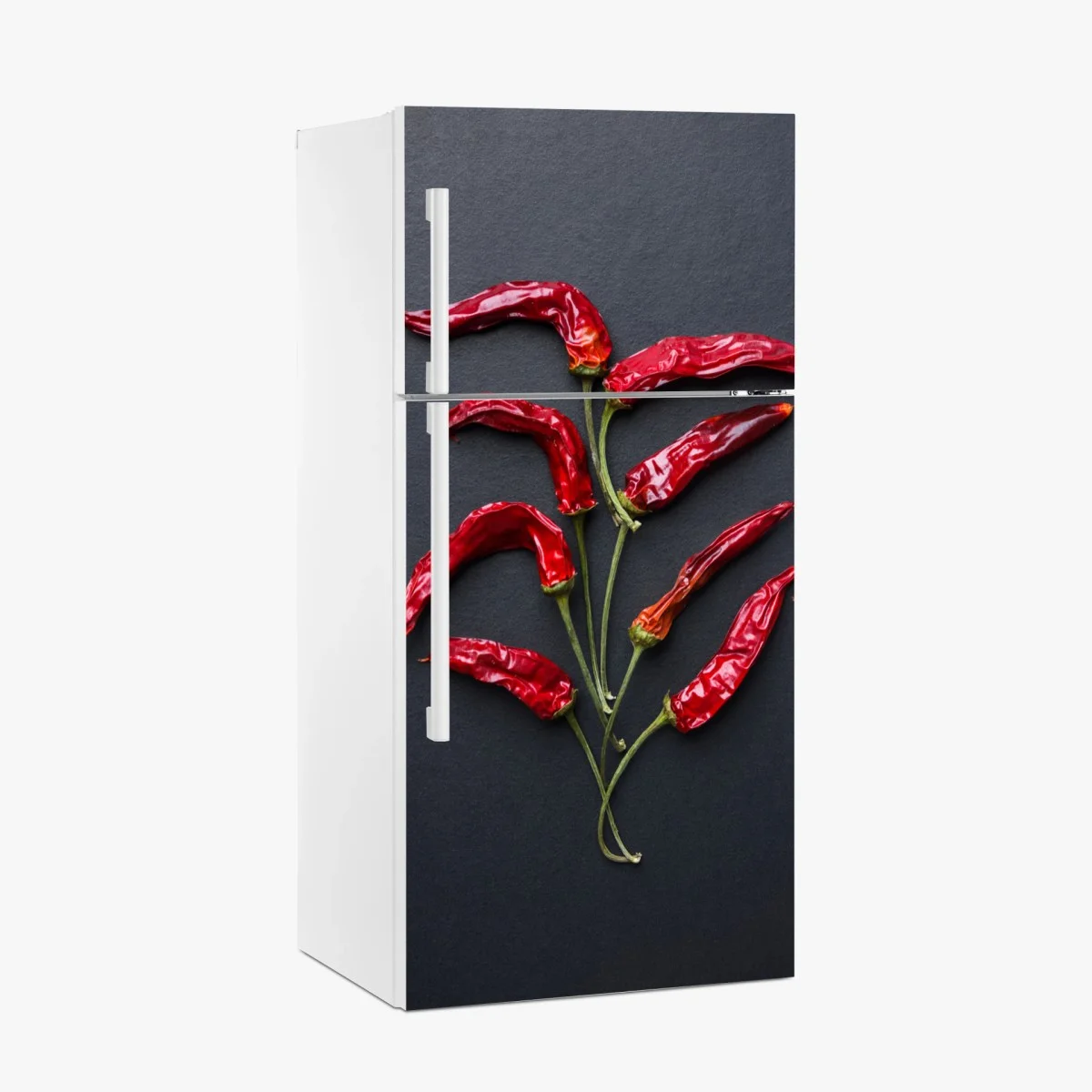 Pegatina para frigorífico árbol de chiles rojos sobre fondo negro – Pixers® Pegatina para frigorífico árbol de chiles rojos sobre fondo negro – Pixers®