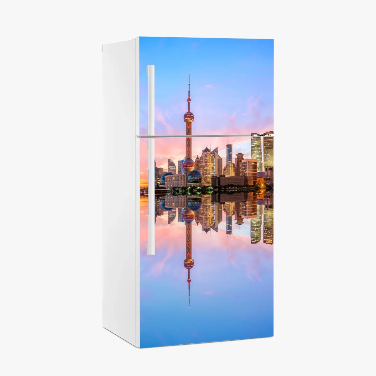 Pegatina para frigorífico amanecer en Shanghai: horizonte urbano reflejado – Pixers® Pegatina para frigorífico amanecer en Shanghai: horizonte urbano reflejado – Pixers®