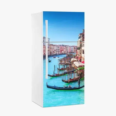 Pegatina para frigorífico panorama del Gran Canal de Venecia – Pixers®