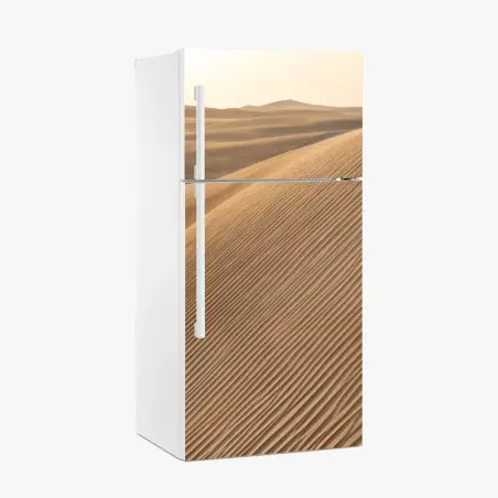 Pegatina para frigorífico dunas doradas y texturas del desierto – Pixers®
