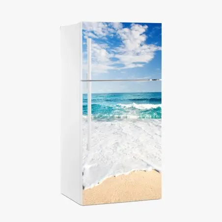 Pegatina para frigorífico brisa marina y olas en la orilla – Pixers®
