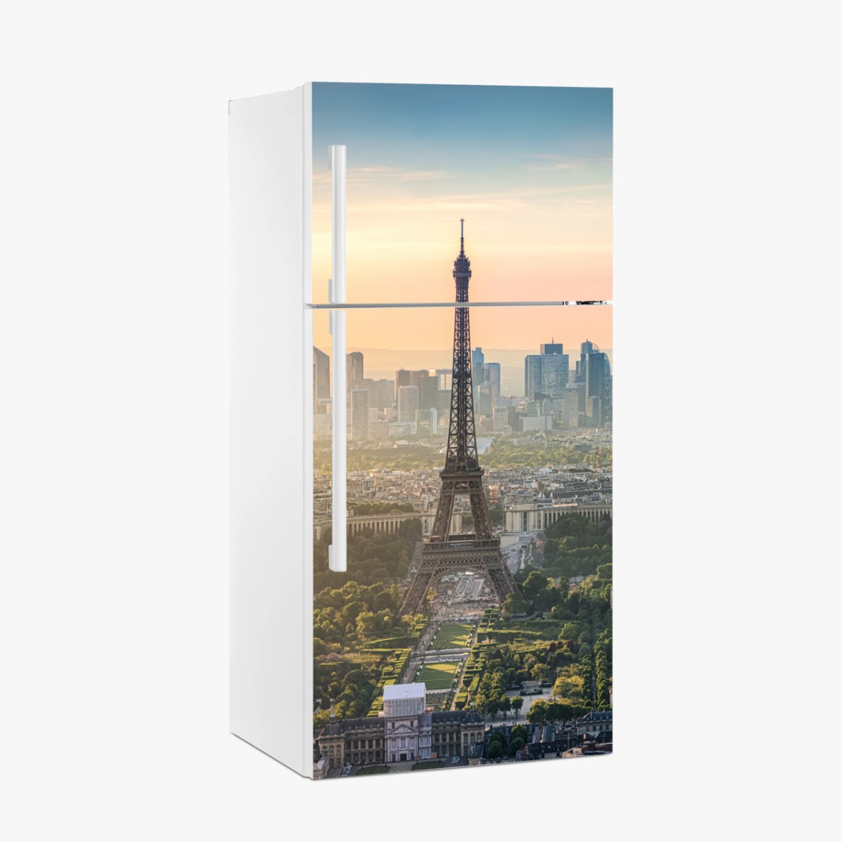 Pegatina para frigorífico amanecer sobre la Torre Eiffel – Pixers®