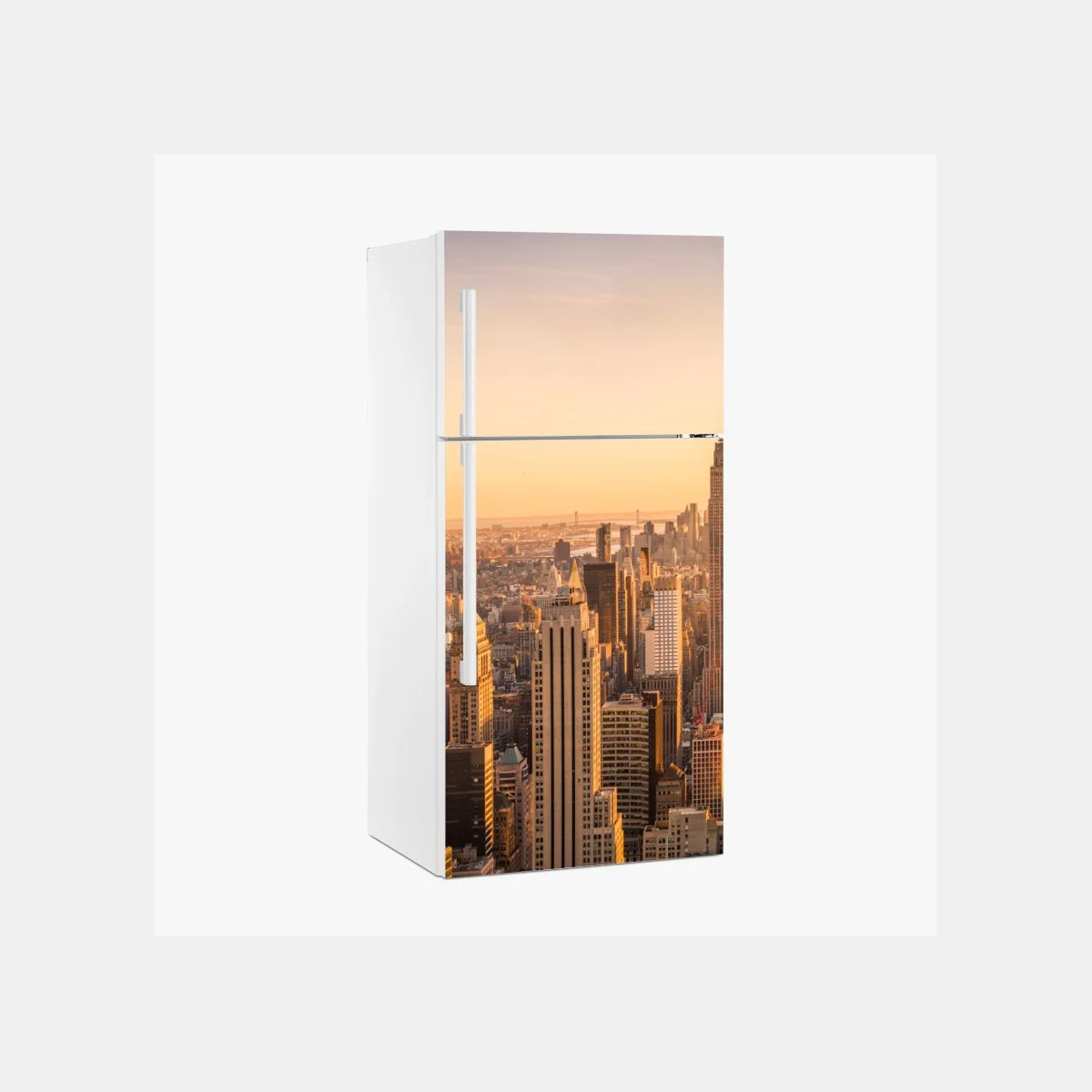 Pegatina para frigorífico amanecer dorado sobre el perfil urbano de Nueva York – Pixers® Pegatina para frigorífico amanecer dorado sobre el perfil urbano de Nueva York – Pixers®