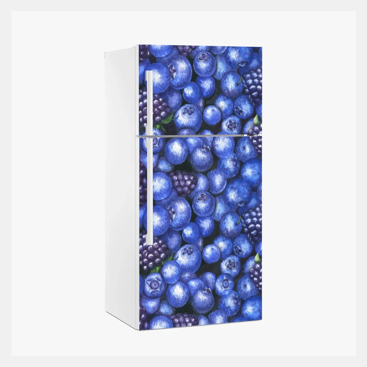 Pegatina para frigorífico estampado de arándanos y moras para decoración – Pixers® Pegatina para frigorífico estampado de arándanos y moras para decoración – Pixers®