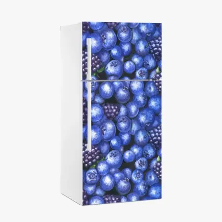 Pegatina para frigorífico estampado de arándanos y moras para decoración – Pixers®
