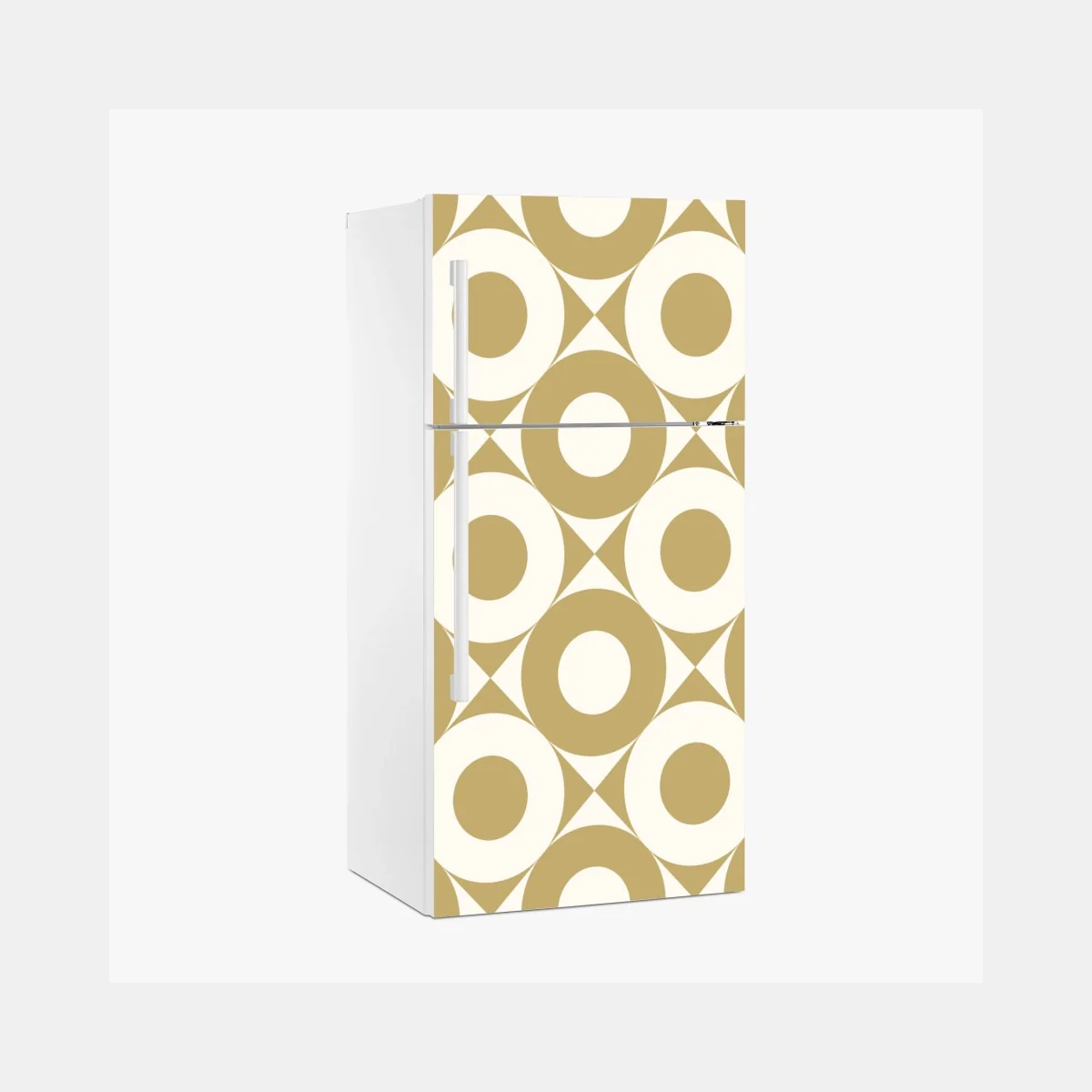 Pegatina para frigorífico patrón geométrico retro de círculos beige – Pixers® Pegatina para frigorífico patrón geométrico retro de círculos beige – Pixers®