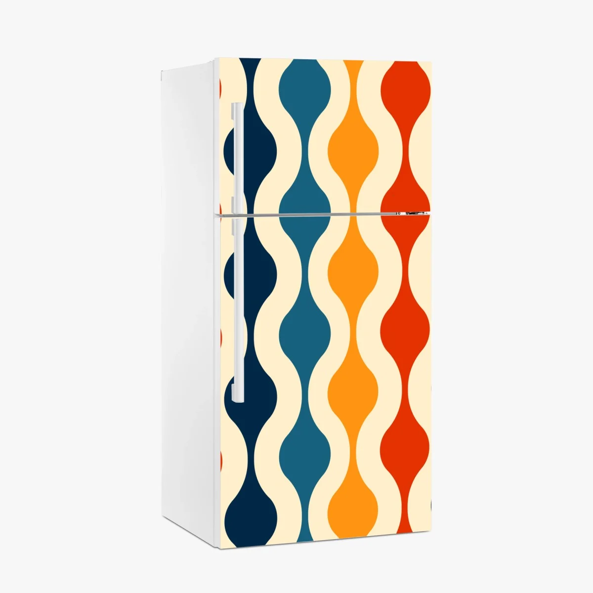 Pegatina para frigorífico patrón geométrico retro ondulado multicolor – Pixers® Pegatina para frigorífico patrón geométrico retro ondulado multicolor – Pixers®