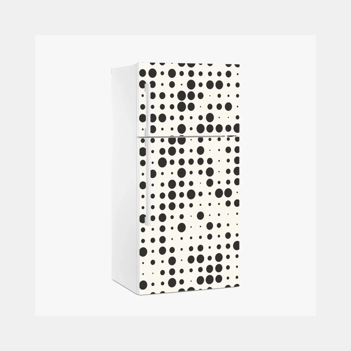 Pegatina para frigorífico patrón de lunares minimalista en blanco y negro – Pixers® Pegatina para frigorífico patrón de lunares minimalista en blanco y negro – Pixers®