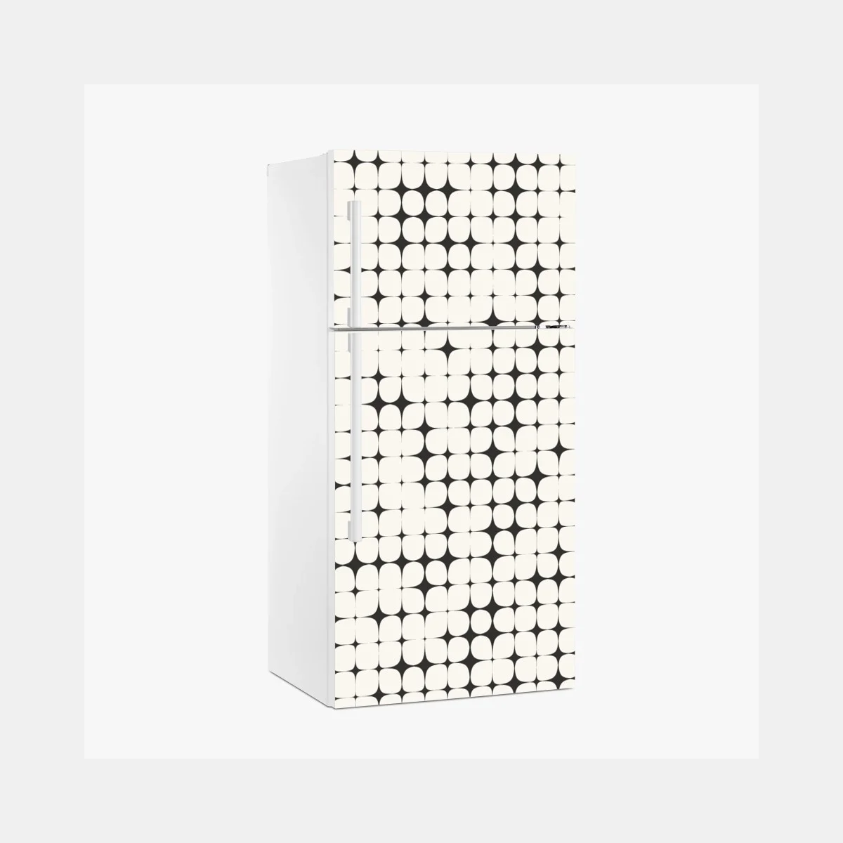Pegatina para frigorífico patrón geométrico óptico en blanco y negro – Pixers® Pegatina para frigorífico patrón geométrico óptico en blanco y negro – Pixers®