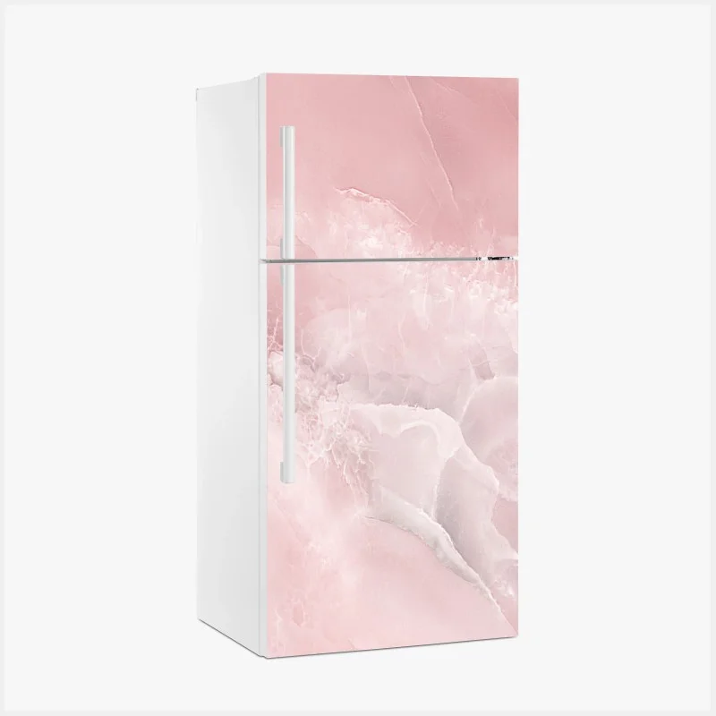 Pegatina para frigorífico mármol rosa etéreo para decoración