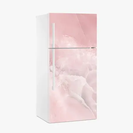Pegatina para frigorífico mármol rosa etéreo para decoración – Pixers®