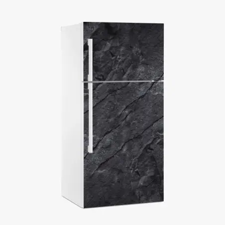 Pegatina para frigorífico muro de pizarra negra texturizada – Pixers®
