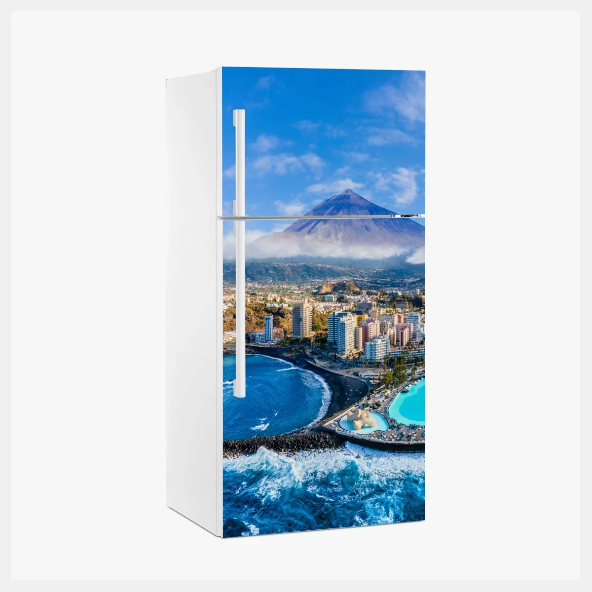 Pegatina para frigorífico panorámica costera de Tenerife con el Teide – Pixers® Pegatina para frigorífico panorámica costera de Tenerife con el Teide – Pixers®