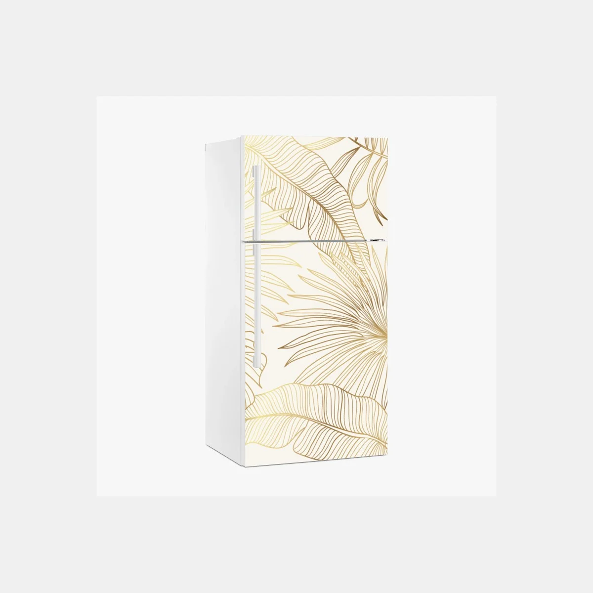Pegatina para frigorífico diseño botánico dorado sobre fondo crema – Pixers® Pegatina para frigorífico diseño botánico dorado sobre fondo crema – Pixers®