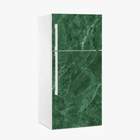 Pegatina para frigorífico mármol verde clásico con vetas blancas – Pixers®