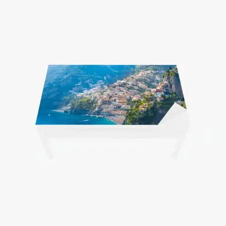 Chapa adhesiva para mesa y escritorio panorámica de Positano en la Costa Amalfitana – Pixers®