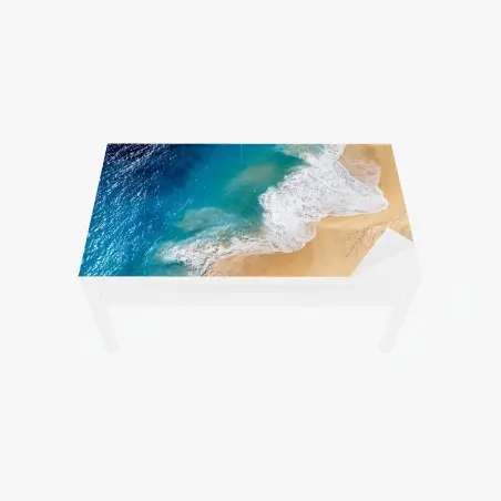 Chapa adhesiva para mesa y escritorio brisa tropical sobre la playa – Pixers®