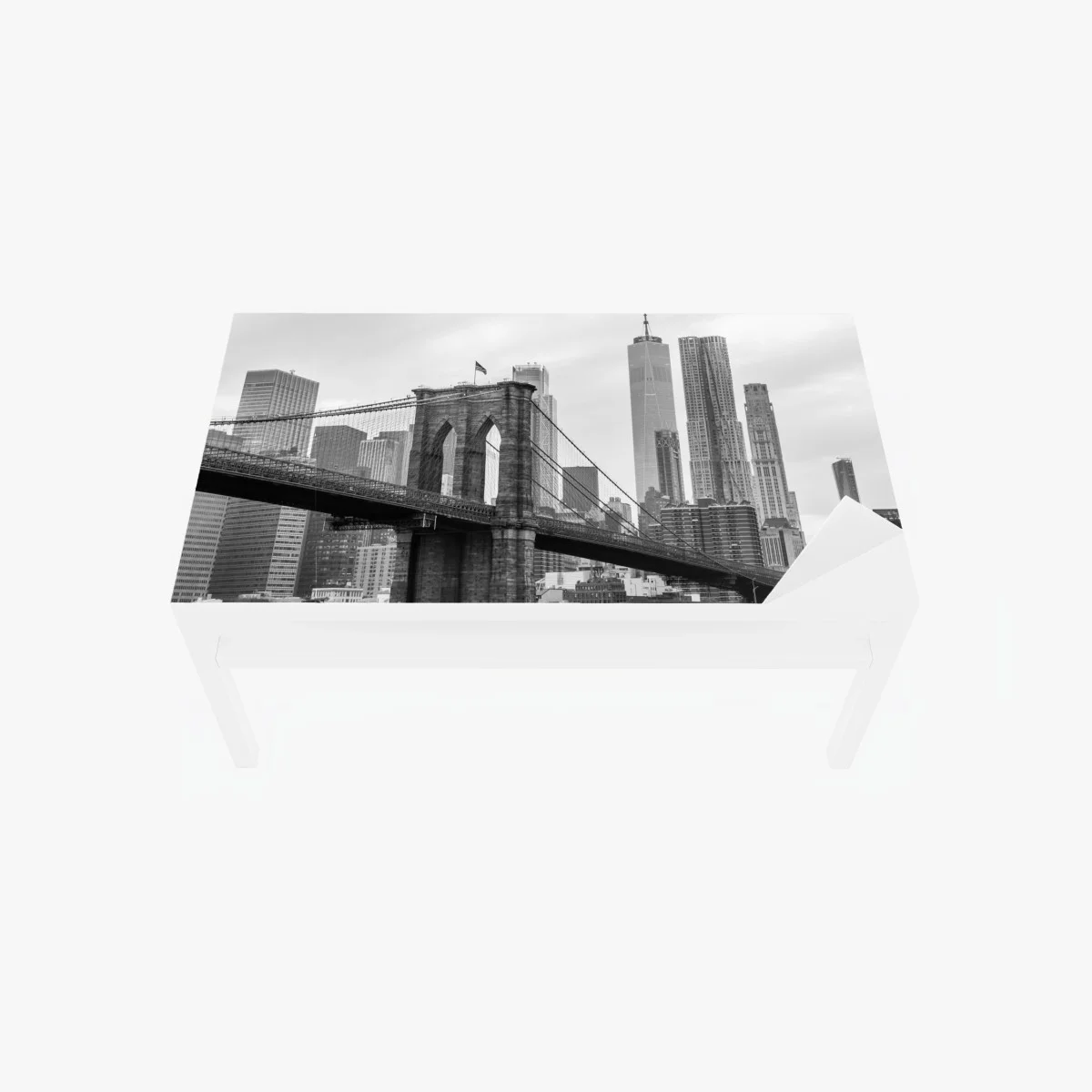 Chapa adhesiva para mesa y escritorio escena del puente de Brooklyn y skyline de Nueva York en blanco y negro – Pixers® Chapa adhesiva para mesa y escritorio escena del puente de Brooklyn y skyline de Nueva York en blanco y negro – Pixers®