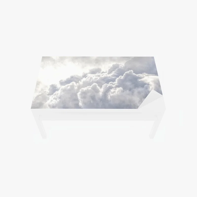Chapa adhesiva para mesa y escritorio cielo de nubes algodonadas