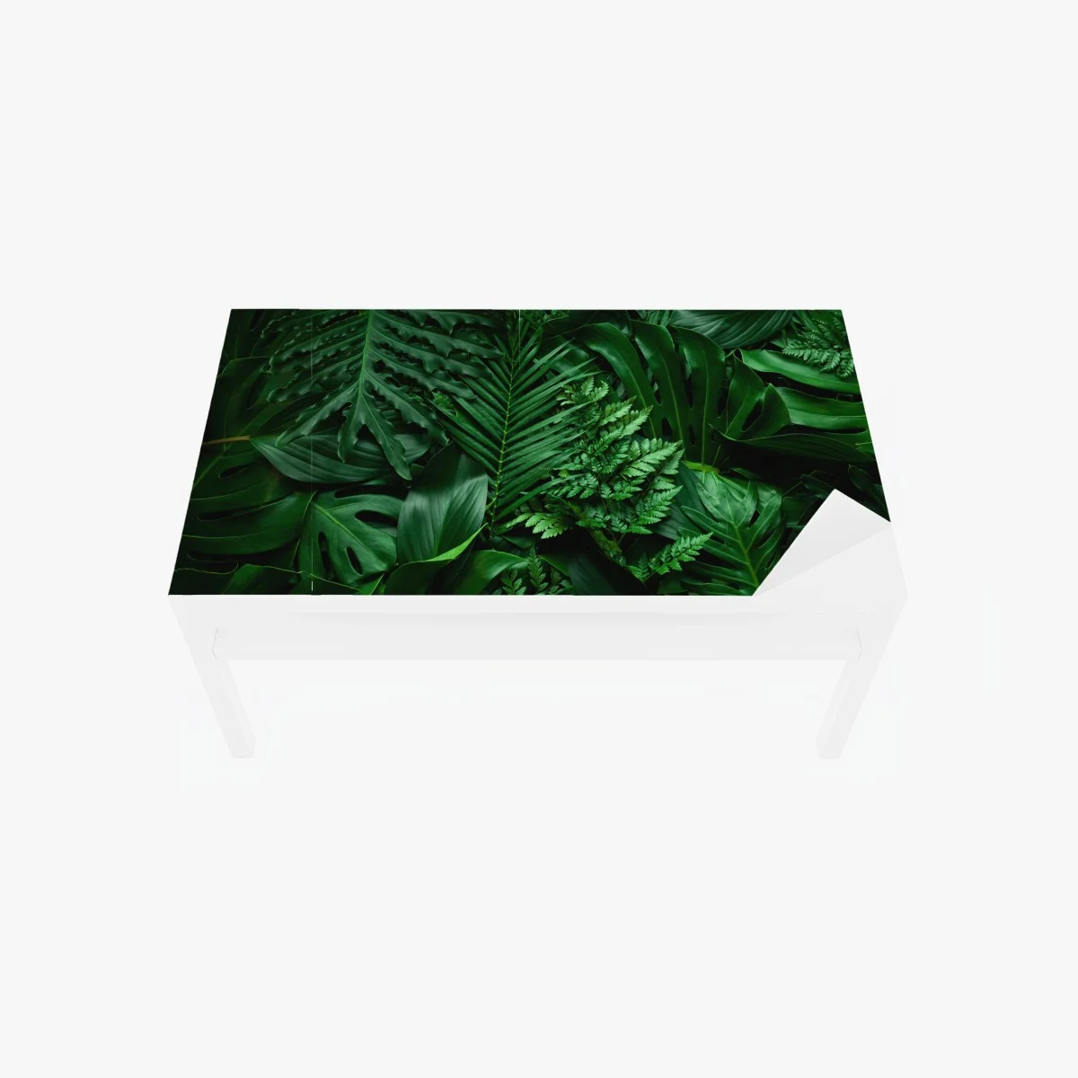 Chapa adhesiva para mesa y escritorio hojas tropicales en verde profundo – Pixers® Chapa adhesiva para mesa y escritorio hojas tropicales en verde profundo – Pixers®