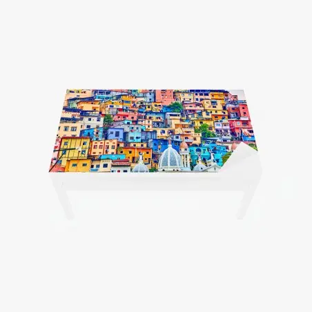 Chapa adhesiva para mesa y escritorio colores del cerro Santa Ana, Guayaquil – Pixers®