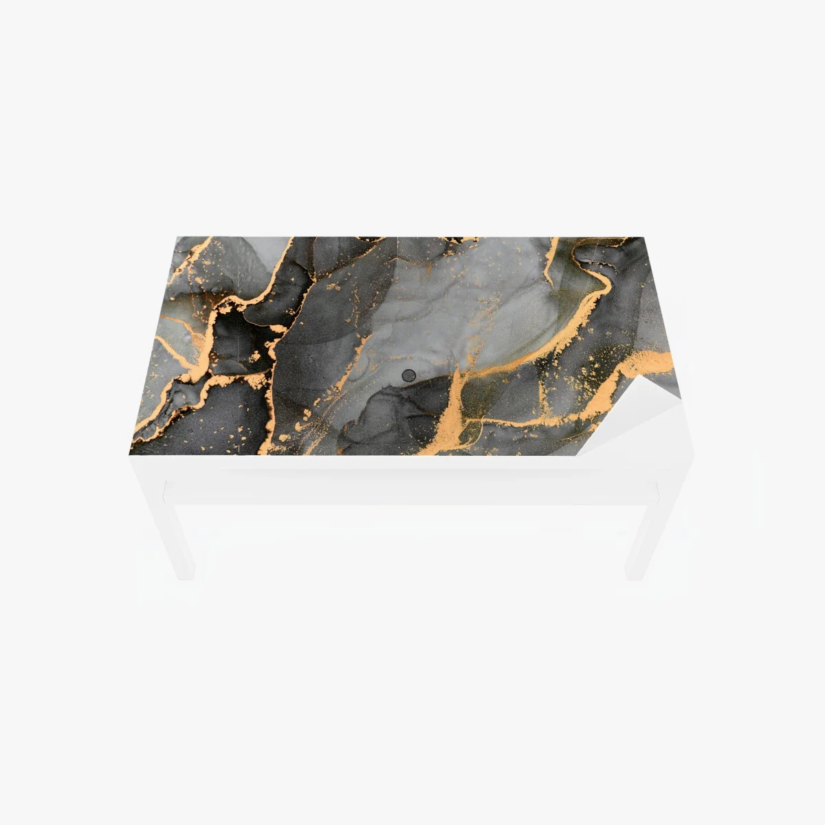 Chapa adhesiva para mesa y escritorio fluidez gris y dorado con vetas metálicas – Pixers® Chapa adhesiva para mesa y escritorio fluidez gris y dorado con vetas metálicas – Pixers®