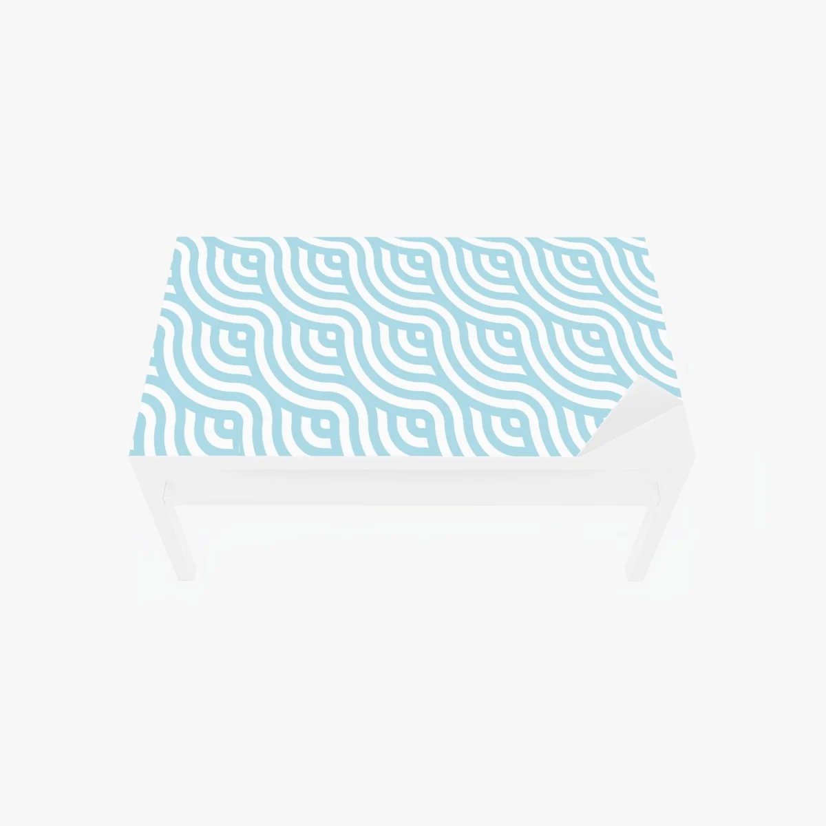 Chapa adhesiva para mesa y escritorio patrón ondulado geométrico en azul y blanco – Pixers® Chapa adhesiva para mesa y escritorio patrón ondulado geométrico en azul y blanco – Pixers®