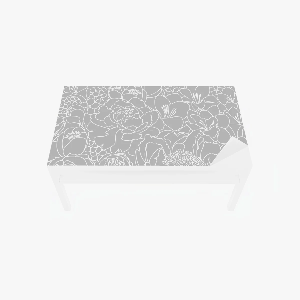 Chapa adhesiva para mesa y escritorio patrón floral minimalista en tonos grises – Pixers® Chapa adhesiva para mesa y escritorio patrón floral minimalista en tonos grises – Pixers®