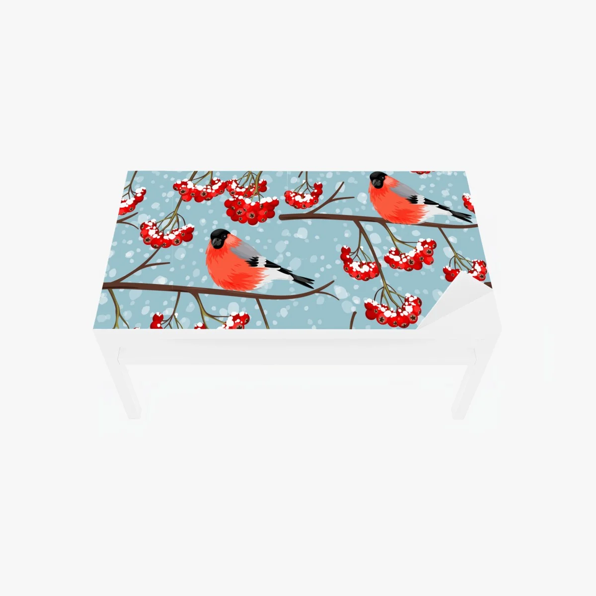 Chapa adhesiva para mesa y escritorio estampado de camachuelos y bayas invernales – Pixers® Chapa adhesiva para mesa y escritorio estampado de camachuelos y bayas invernales – Pixers®