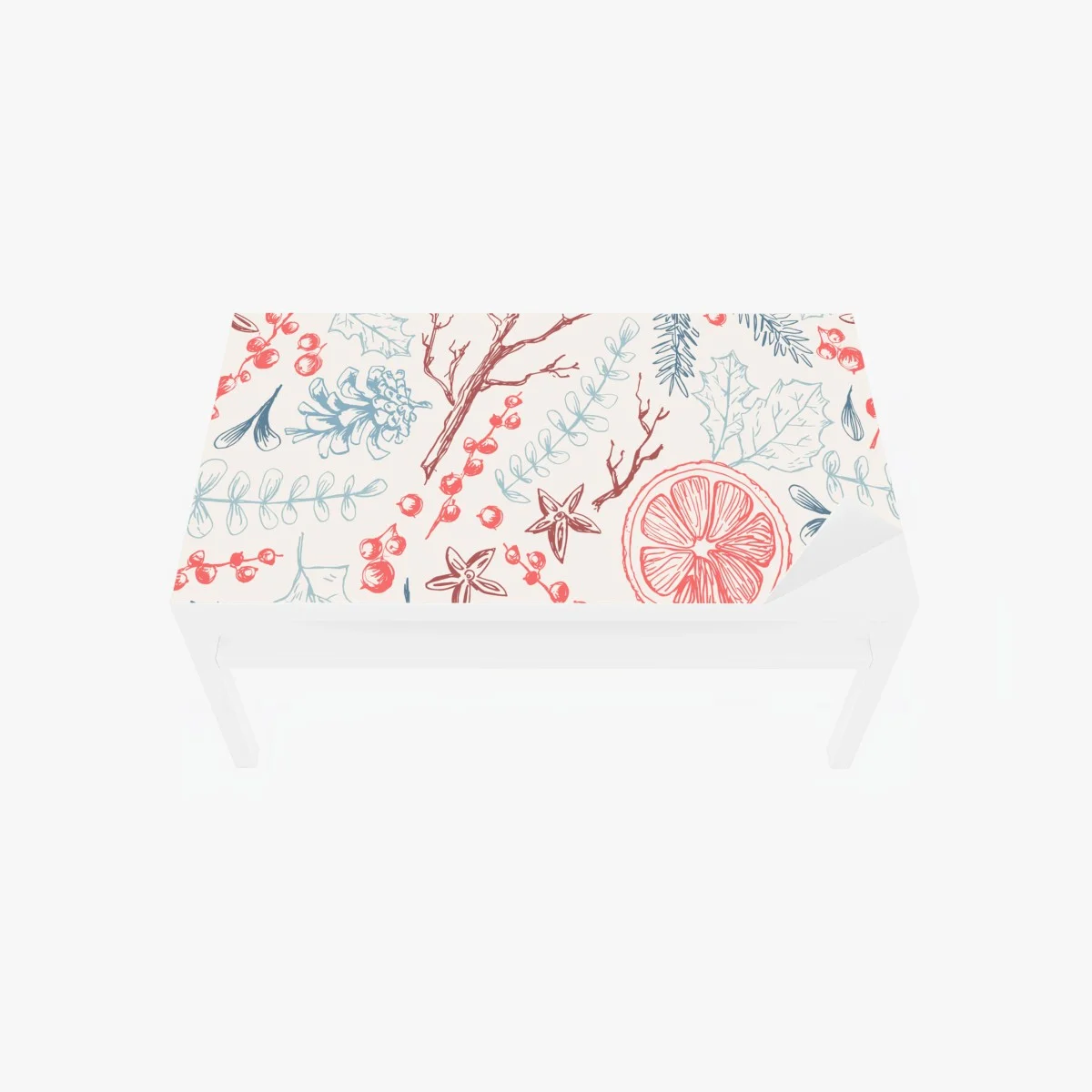 Chapa adhesiva para mesa y escritorio patrón botánico navideño en tonos suaves – Pixers® Chapa adhesiva para mesa y escritorio patrón botánico navideño en tonos suaves – Pixers®