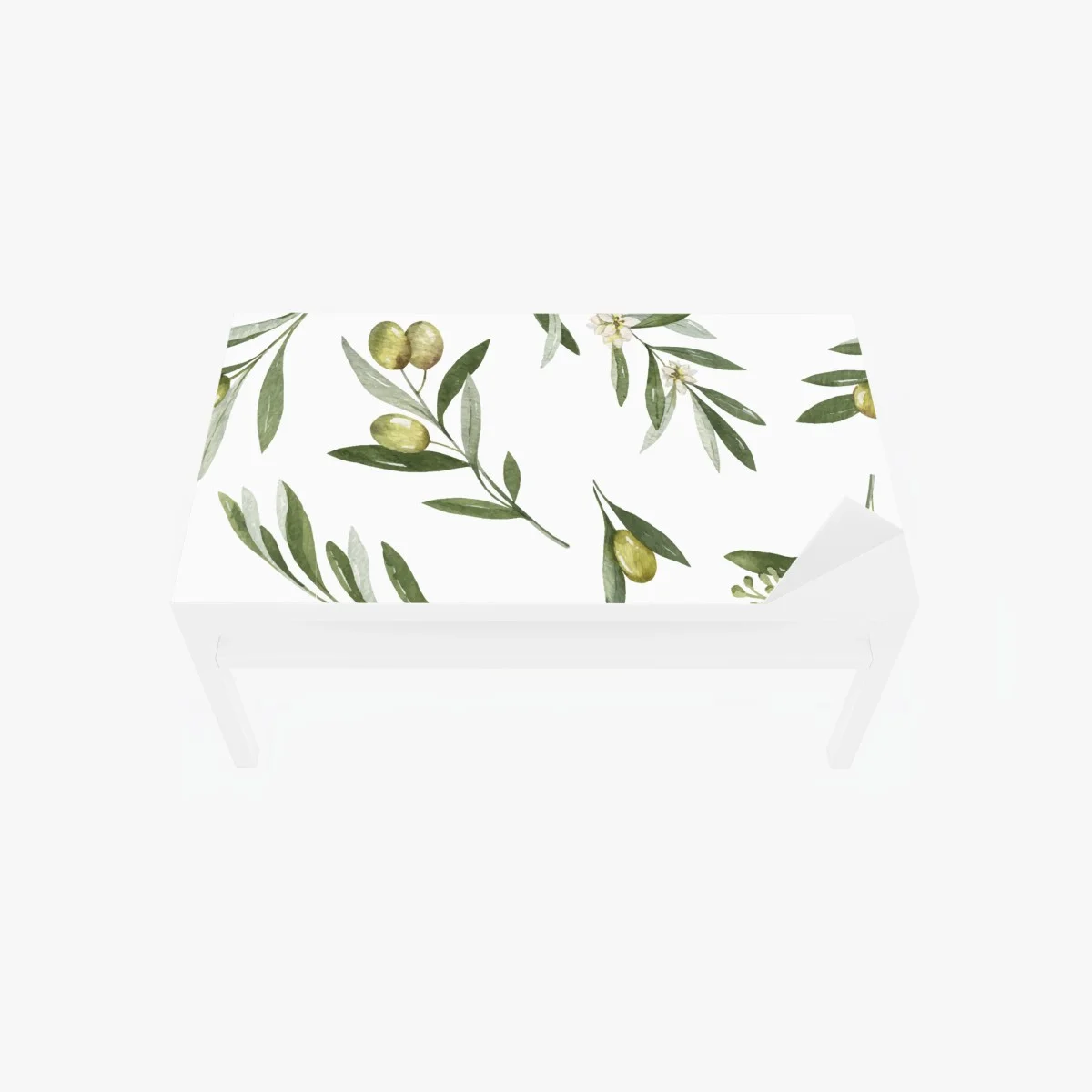 Chapa adhesiva para mesa y escritorio patrón de ramas de olivo en acuarela – Pixers® Chapa adhesiva para mesa y escritorio patrón de ramas de olivo en acuarela – Pixers®