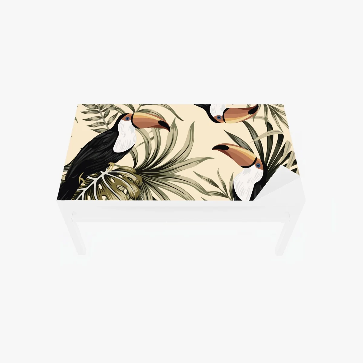 Chapa adhesiva para mesa y escritorio tucanes y hojas tropicales sobre fondo beige – Pixers® Chapa adhesiva para mesa y escritorio tucanes y hojas tropicales sobre fondo beige – Pixers®