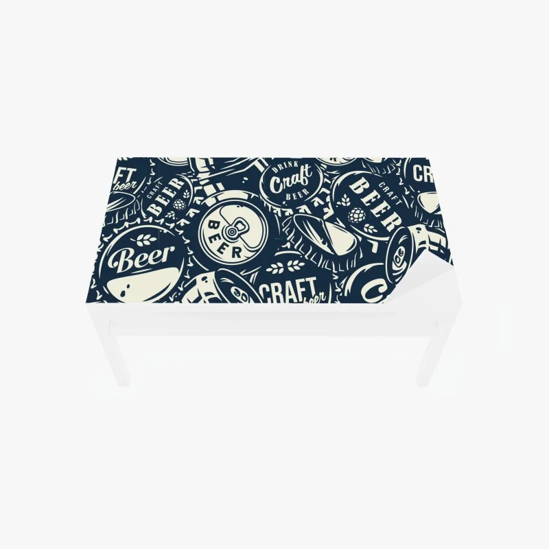 Chapa adhesiva para mesa y escritorio mural decorativo de cerveza artesanal estilo retro