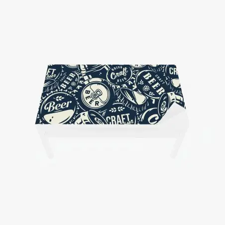 Chapa adhesiva para mesa y escritorio mural decorativo de cerveza artesanal estilo retro – Pixers®