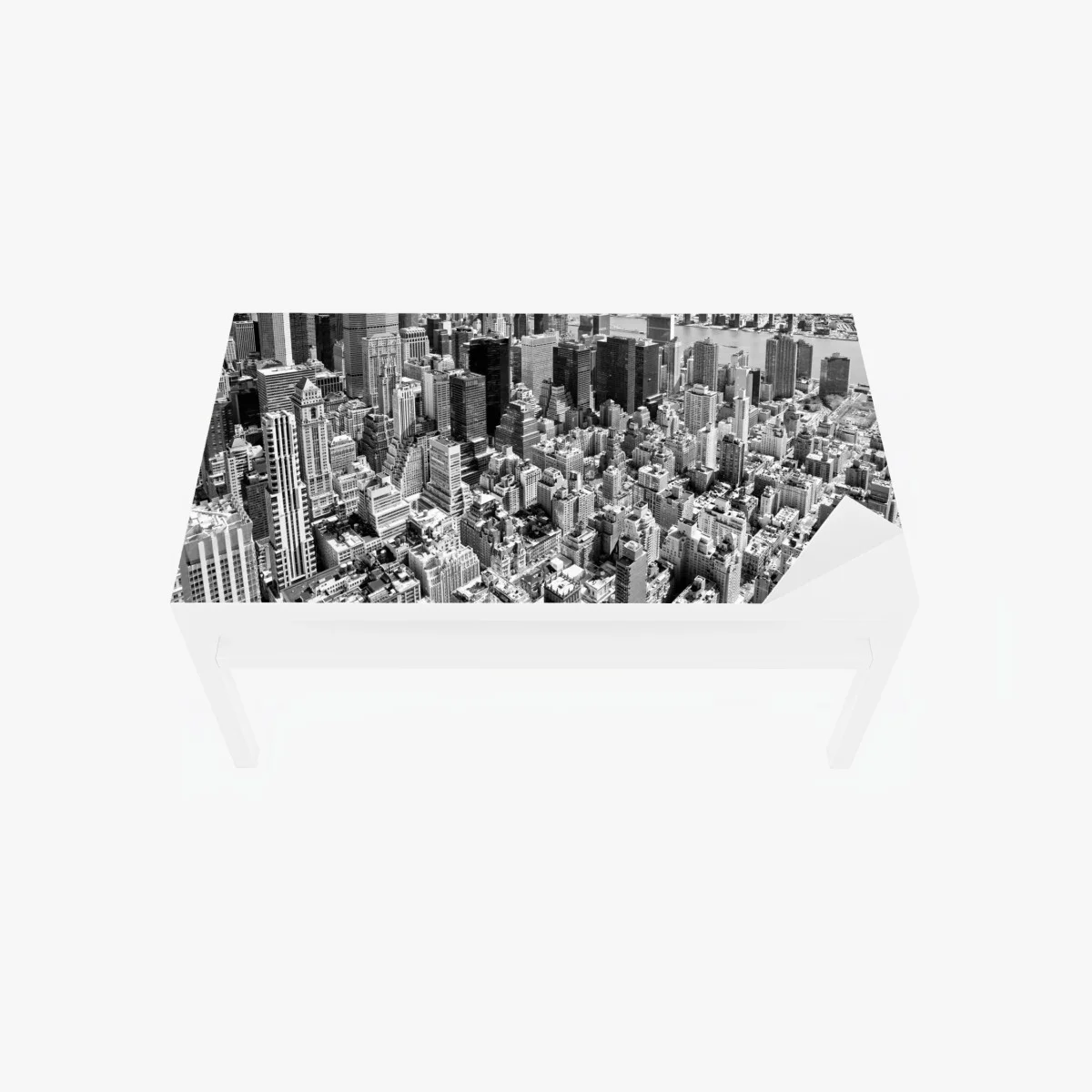 Chapa adhesiva para mesa y escritorio panorámica aérea de Manhattan, Nueva York en blanco y negro – Pixers® Chapa adhesiva para mesa y escritorio panorámica aérea de Manhattan, Nueva York en blanco y negro – Pixers®