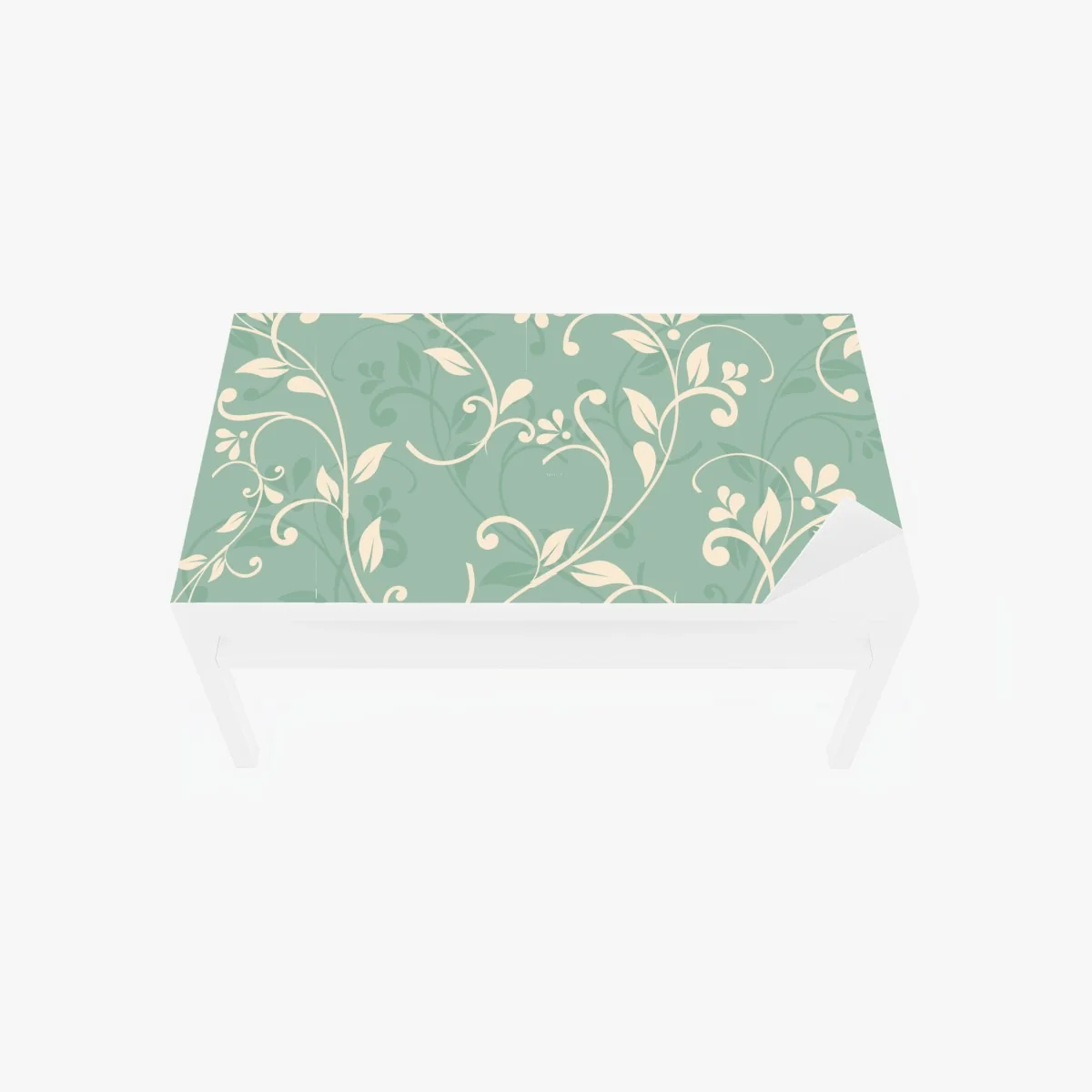 Chapa adhesiva para mesa y escritorio motivo floral elegante en verde agua y crema – Pixers® Chapa adhesiva para mesa y escritorio motivo floral elegante en verde agua y crema – Pixers®