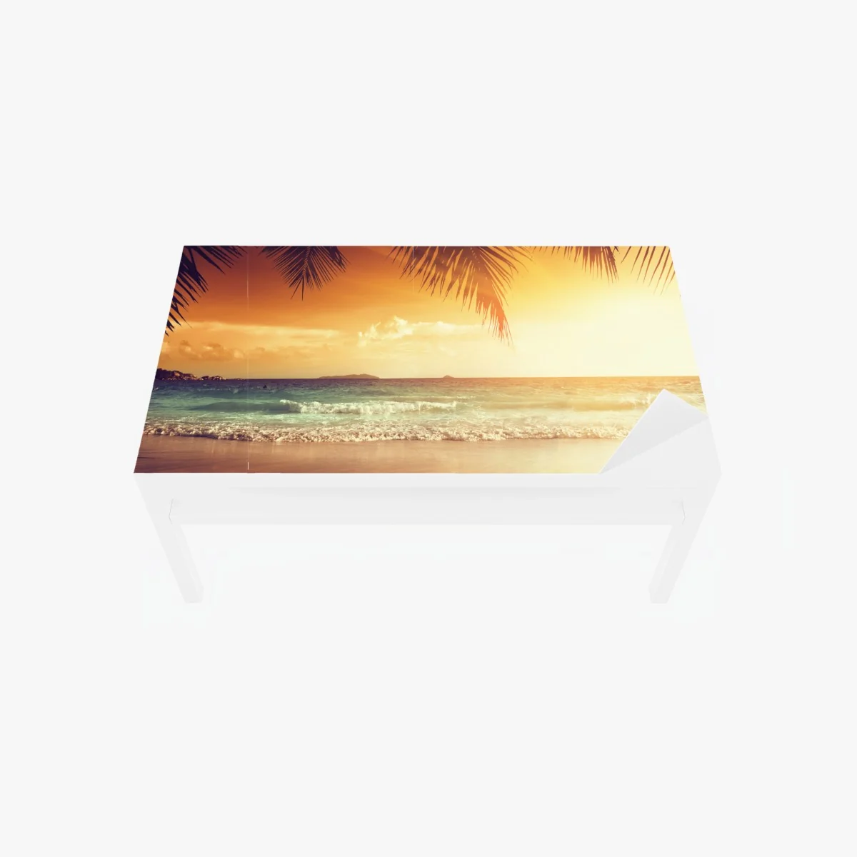 Chapa adhesiva para mesa y escritorio atardecer tropical en la orilla del Mar Caribe – Pixers® Chapa adhesiva para mesa y escritorio atardecer tropical en la orilla del Mar Caribe – Pixers®