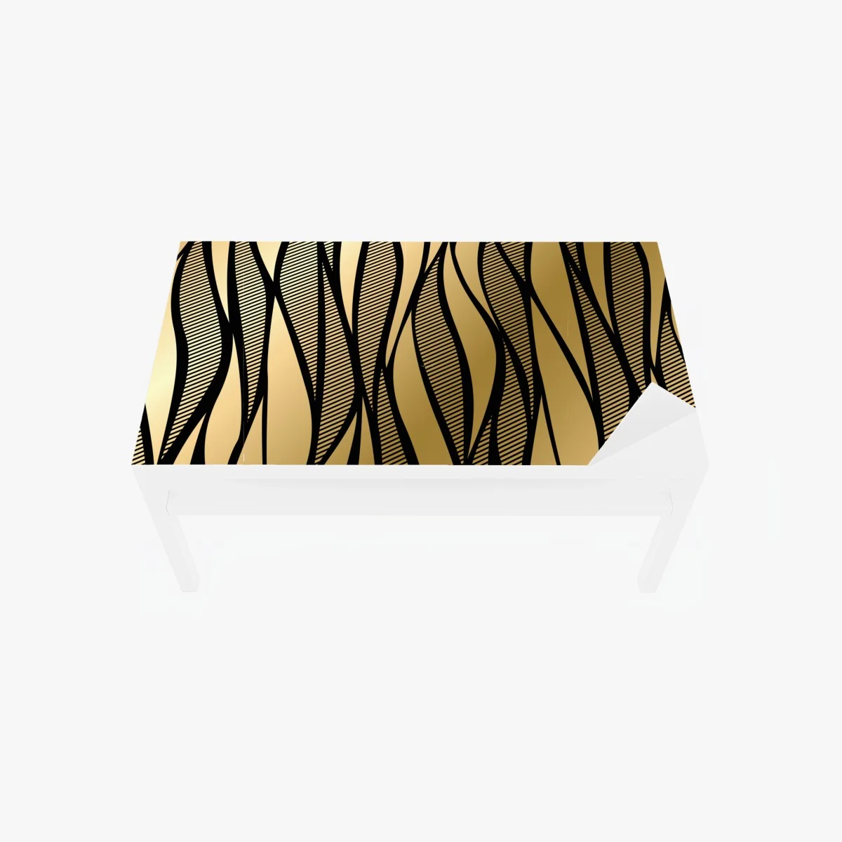 Chapa adhesiva para mesa y escritorio fondo dorado con líneas onduladas – Pixers® Chapa adhesiva para mesa y escritorio fondo dorado con líneas onduladas – Pixers®