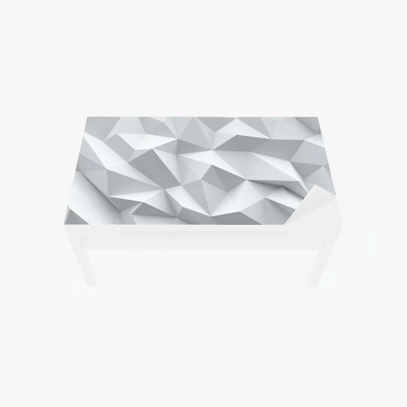 Chapa adhesiva para mesa y escritorio arte geométrico en tonos blancos y grises