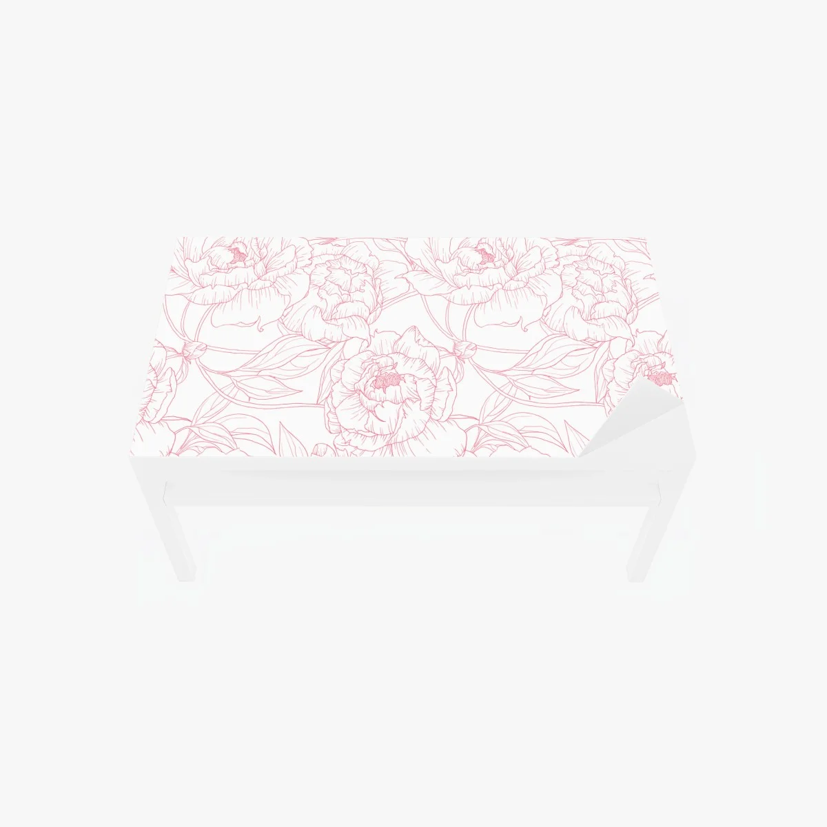 Chapa adhesiva para mesa y escritorio patrón floral de peonías en líneas rosa – Pixers® Chapa adhesiva para mesa y escritorio patrón floral de peonías en líneas rosa – Pixers®