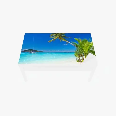 Chapa adhesiva para mesa y escritorio paraíso tropical en Tailandia – Pixers®