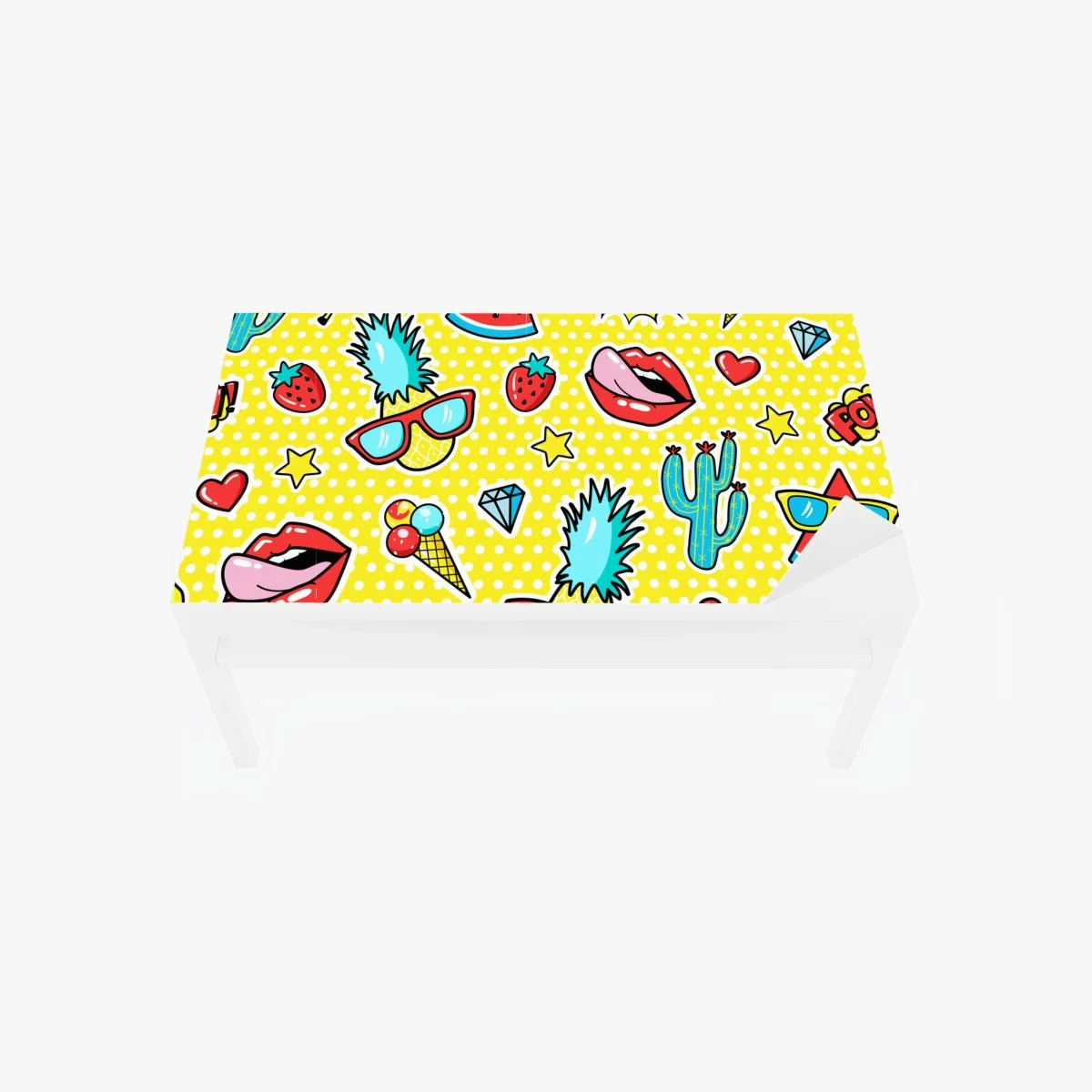 Chapa adhesiva para mesa y escritorio patrón pop art veraniego y colorido – Pixers® Chapa adhesiva para mesa y escritorio patrón pop art veraniego y colorido – Pixers®